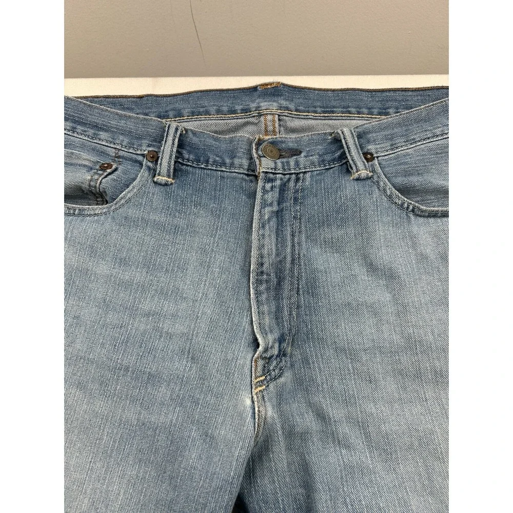 Polo Ralph Lauren Jeans Classic 867 Mens 35x30 Distressed‎ Medium Wash